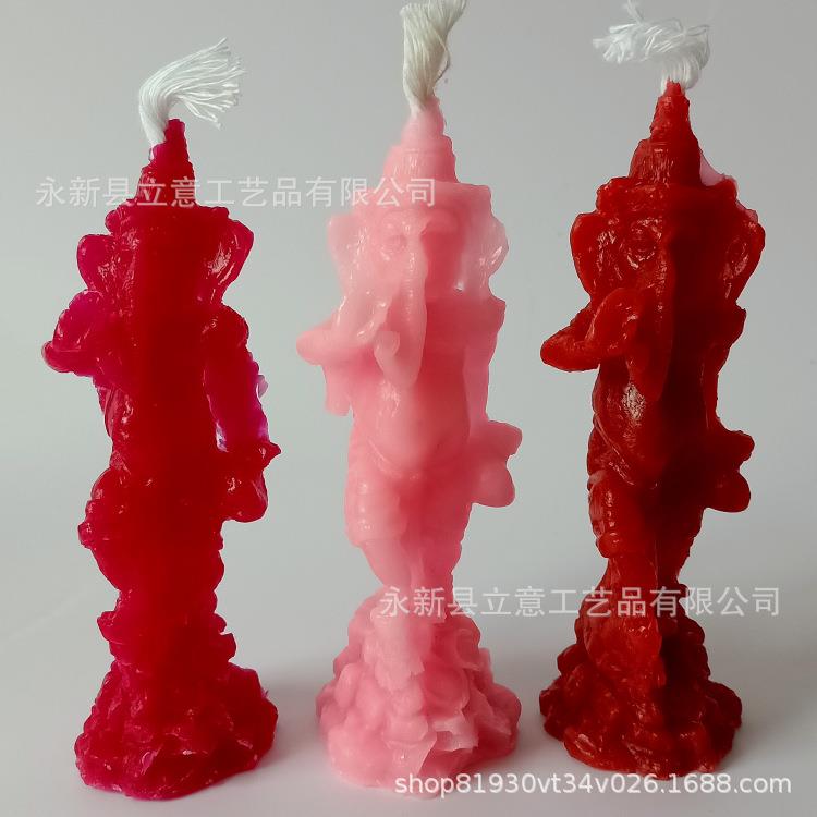 泰国手工礼品蜡烛工艺品转香薰运手工象神通款式齐全混批