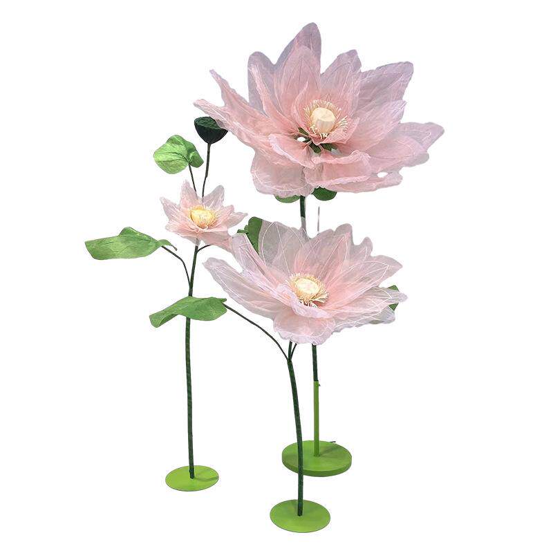 仿真荷花机械开合花橱窗美陈商场拍照摄影婚庆道具婚礼装饰摆件,节庆用品/礼品,吊顶纱幔,淘宝优惠券,粉丝福利购,淘宝优惠卷