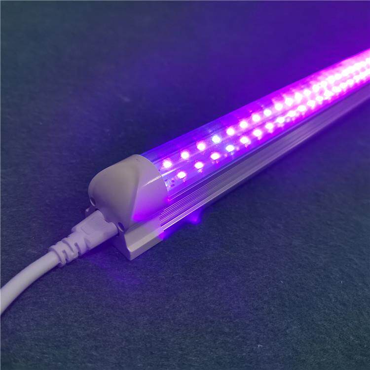 led T8双排 UV固化灯管365nm395nm波段油墨uv紫外固化灯