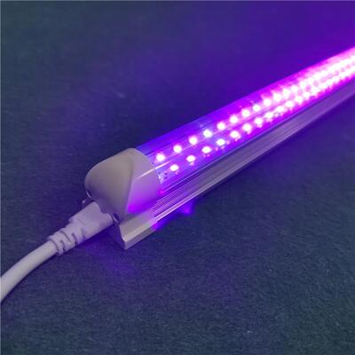 led T8双排 UV固化灯管365nm395nm波段油墨uv紫外固化灯