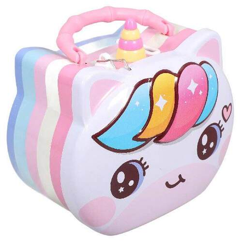 Unicorn Piggy Bank Girls Metal Birthday Gift for Kids