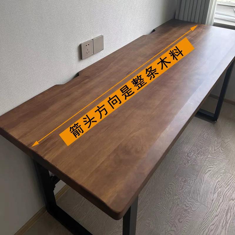 实木台式电脑桌双人电竞桌家用卧室办公桌两人长书桌工作台学习桌