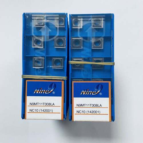 现货台湾Nine9耐久45度内外倒角刀粒不锈钢刀片N9MT11T308LA NC10