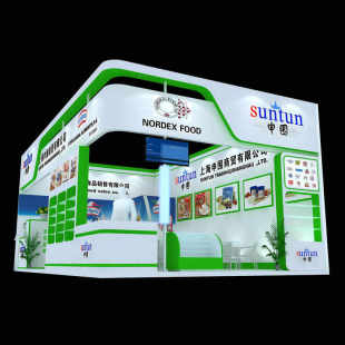 室内展台设计搭建舞台展览特装搭建活动背景墙海报展台搭建展览