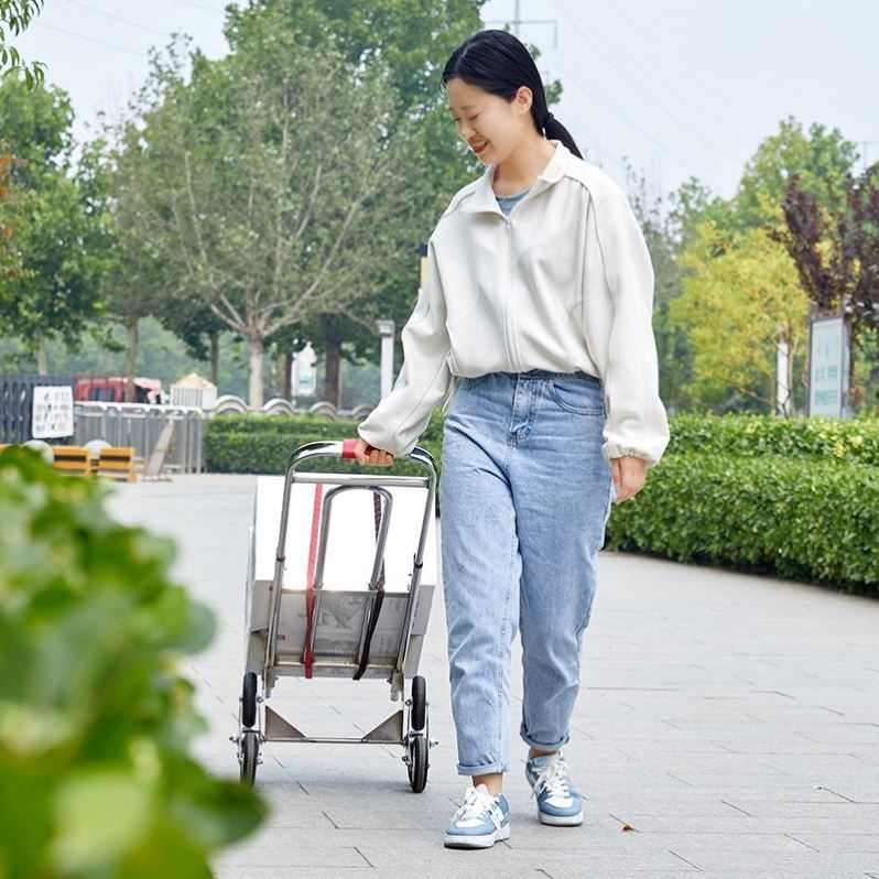 爬楼梯手拉车载重王轻便小推车拉货搬运车重型摆摊行李车爬楼