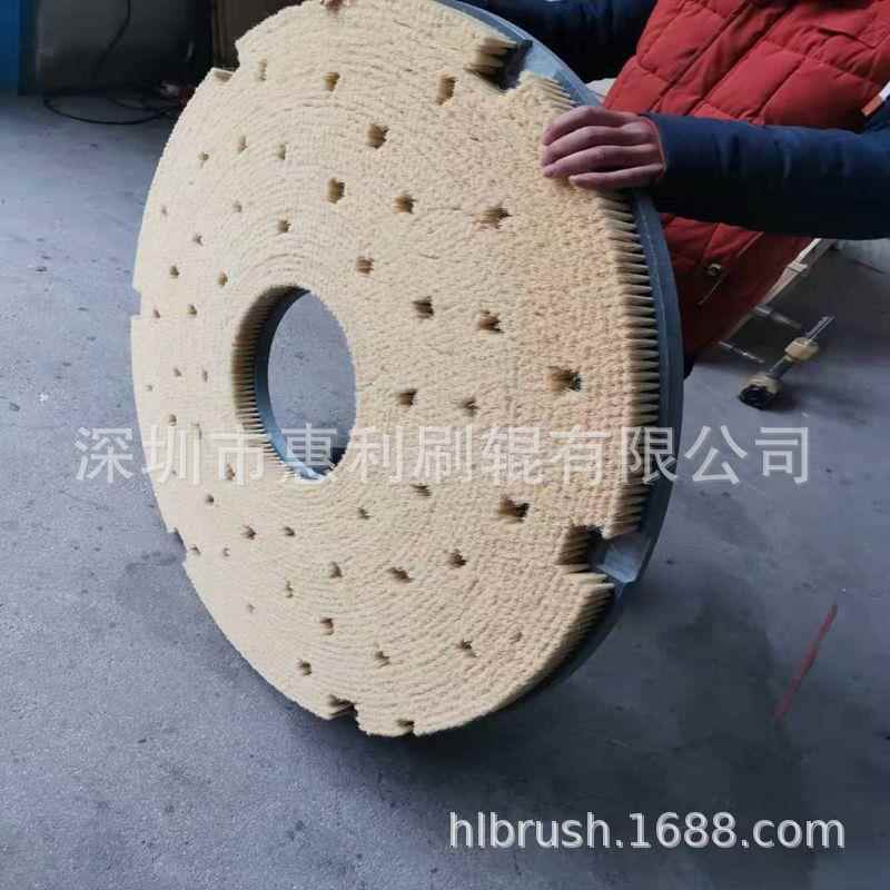 安盘毛刷厂家售销玻惠利-202璃抛光清洗徽机13B双面研磨机剑麻圆