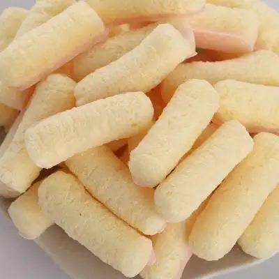 婴幼儿小鱼泡芙生产线厂家 膨化休闲食品设备 食品膨化机