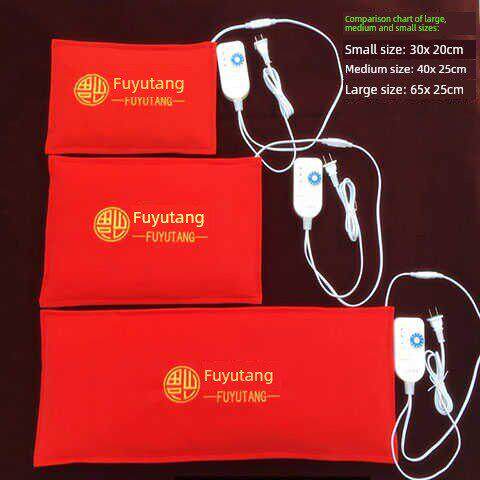 福御堂盐袋粗盐热敷包电加热艾盐包海盐温灸暖宫包理疗热敷袋盐包