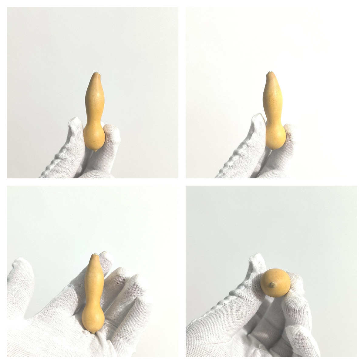 绕指柔天然葫芦手捻异形盘玩文玩特小手把件解压随身件挂件实图