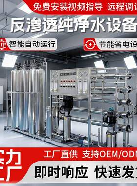 双级反渗透纯水净水器设备工业纯水机大型去离子1吨2装置