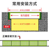 钢格板镀锌热镀锌网格板下水道排水沟盖板雨篦子防滑插接钢格栅