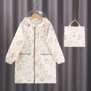 反光 干透气雨衣长版 2025日系卡通亲子男女童学生轻薄可携式 速干