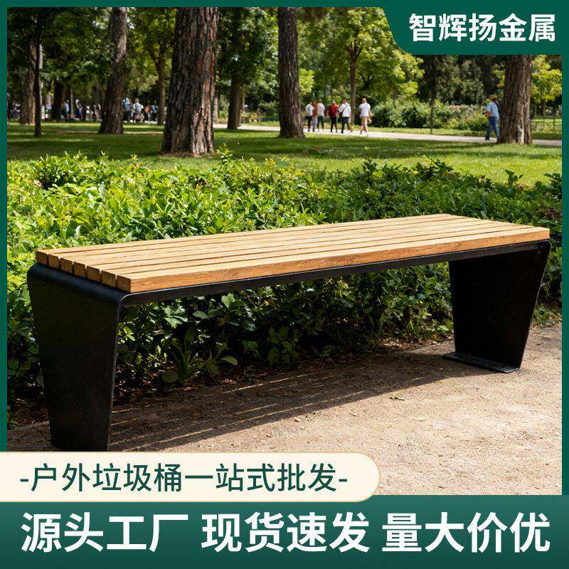 公园户外长椅防腐防水塑木长凳广场休闲椅商区休闲等候区排椅现货