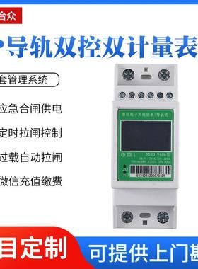 2P2路双控双计量电表 220V家用出租屋电度表DSK502-4BD3电能表