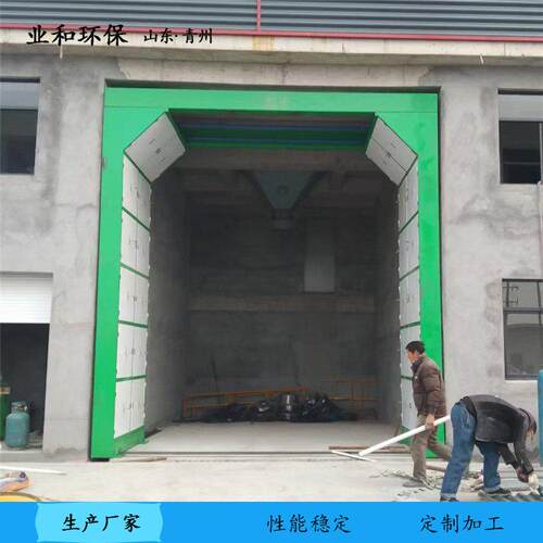搅拌站智能卸料口洗车房进出双向洗车通道龙门工程洗车机