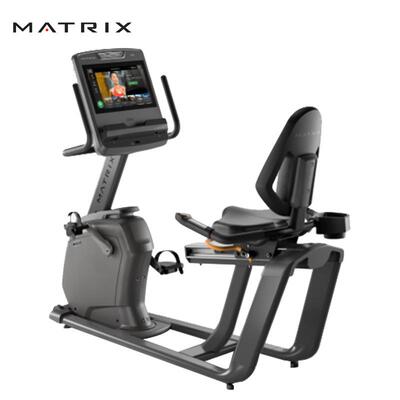 乔山Matrix商用酒店健身房自发电磁控R-LS-TOUCHB卧式健身车