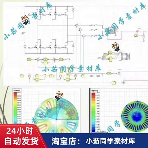 maxwell simplorer simulink 永磁同步电机矢量控制联合仿真