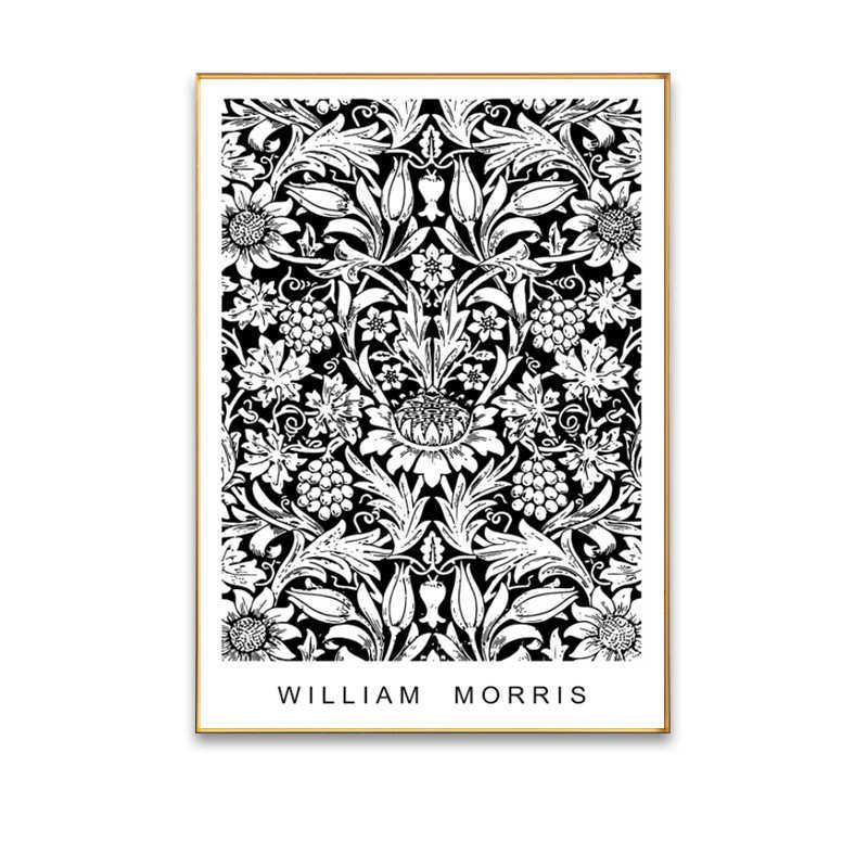 威廉挂画william的装饰画卧室morris莫里斯咖啡馆·北欧印花朵