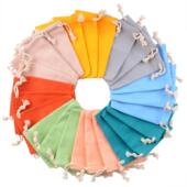 Cotton Bags Selection lot Fit For Natural Colors 10pcs