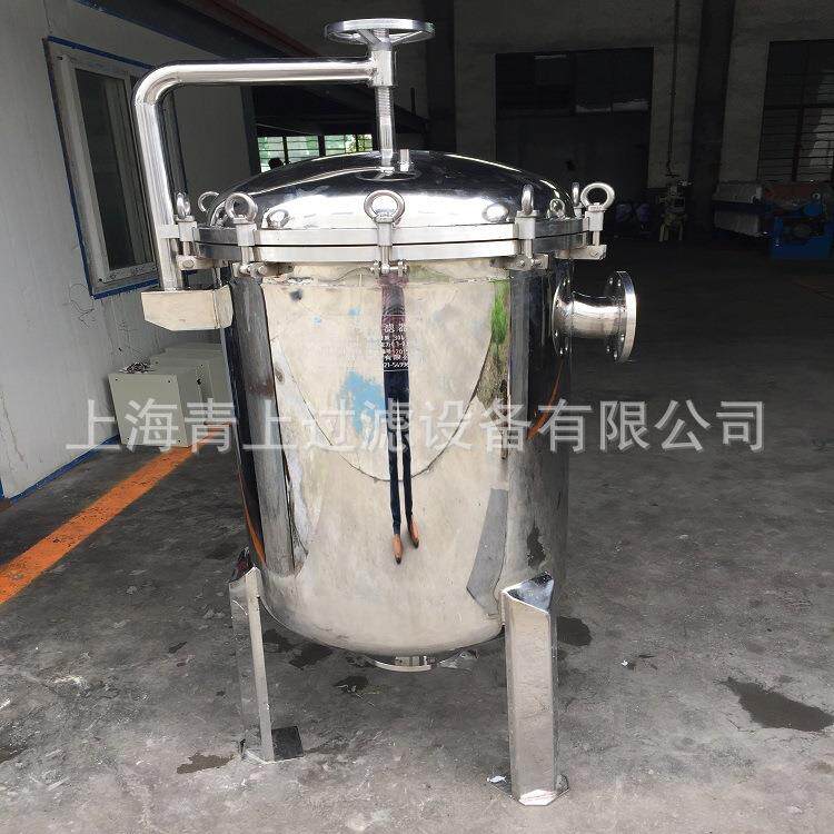 上海不锈钢袋式快装过滤器厂家青上过滤全国免费包运提供技术指导
