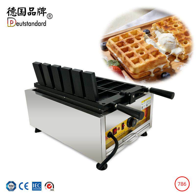 格子饼华夫炉方形雪糕皮冰淇淋壳夹馅冰淇淋电华夫饼机烘烤炉松饼