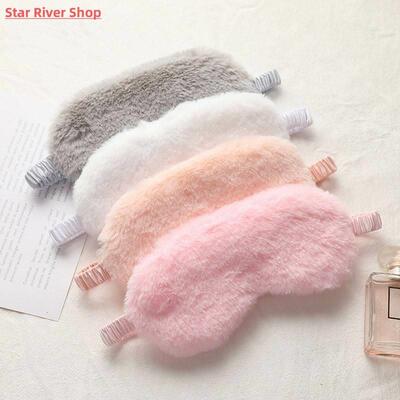 Sleeping Mask Sleeping Blindfold Soft Plush Eye Masks Cute L