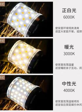 新款直销灯泡led玉米灯e27螺口小球泡家用节能短款魔豆三色变光吊