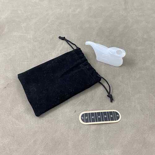 怀炉用品加油漏斗油壶布袋量壶带刻度塑料壶通用怀炉加煤油布袋