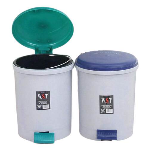 5.5L/10.6L/18L脚踩塑料垃圾桶家用圆形脚踏垃圾桶弹盖室内环卫桶