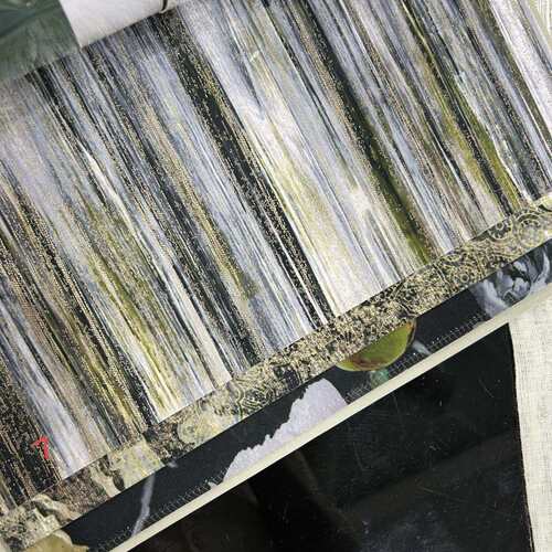 门幅280cm宽幅绒布烫金雕印彩色波西米亚风格现代简约窗帘布
