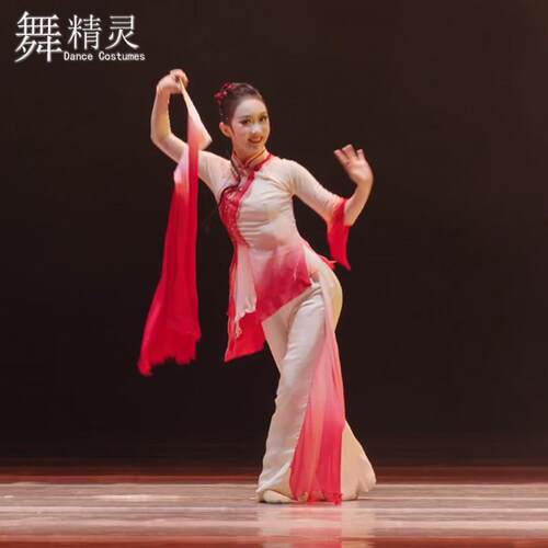 古典舞胶州秧歌舞蹈服樊婧怡同款流年舞蹈服剧目扇舞艺考演出服