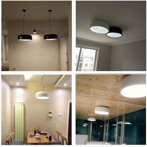 现代简透板吊灯酒店餐厅灯商场超约市吧台时尚卧吊室书MNY房光黑