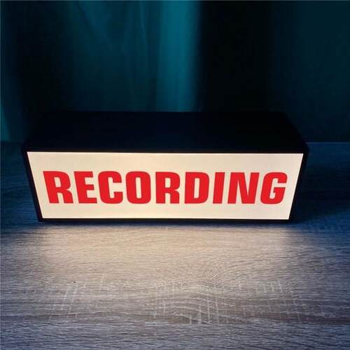 recording light box创意灯箱led灯家居气氛台灯RECORDING灯箱