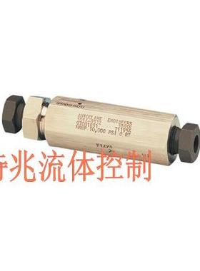 美国Atocave Engineers l止回阀 u单向阀 水油 20000psi