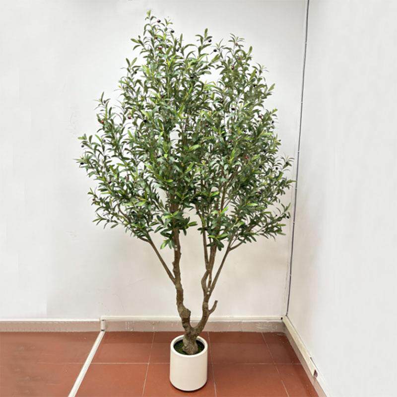 人造橄榄树仿真橄榄树大型室内绿植盆栽新中式假树园林景观装饰树