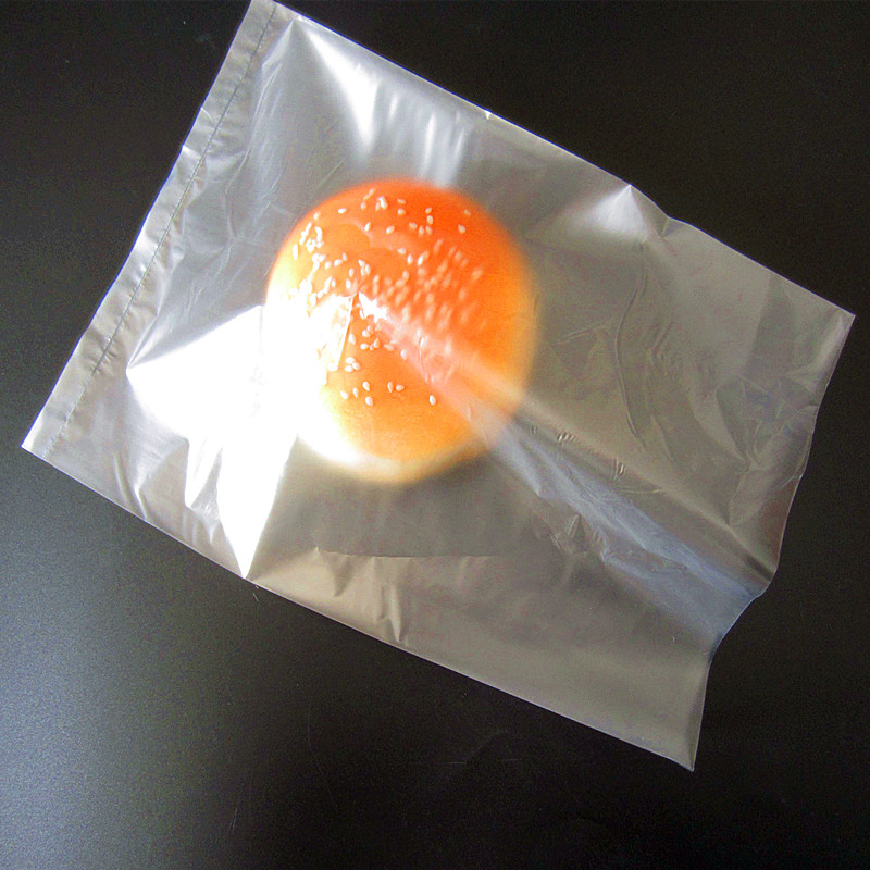 面包袋子烘焙包装半透明塑料现烤袋饭团西点打包袋平口磨砂面包袋