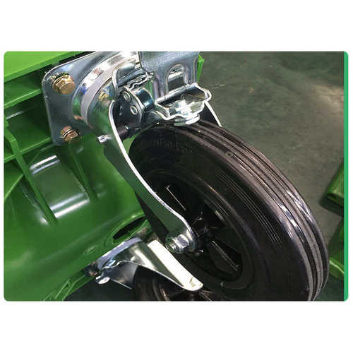 1100L大手推式垃圾车户外垃圾桶移动垃圾箱街道垃圾桶厂家