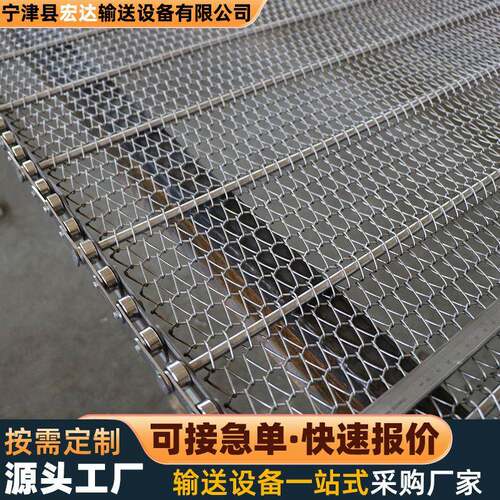304网带输送带食品烘烤晾干隧道炉传送带果蔬清洗不锈钢网带