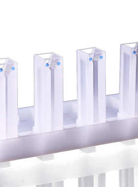 350ul石英微量比色皿/狭缝1mm/白壁粉融工艺/jgs材质/厂家直销