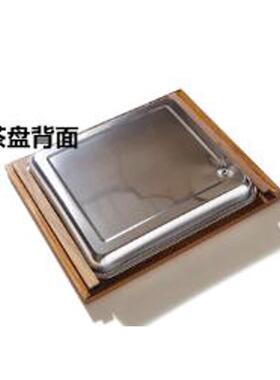 33N实木茶桌茶台大理石茶盘配件中间嵌入式茶托漏水板定 制