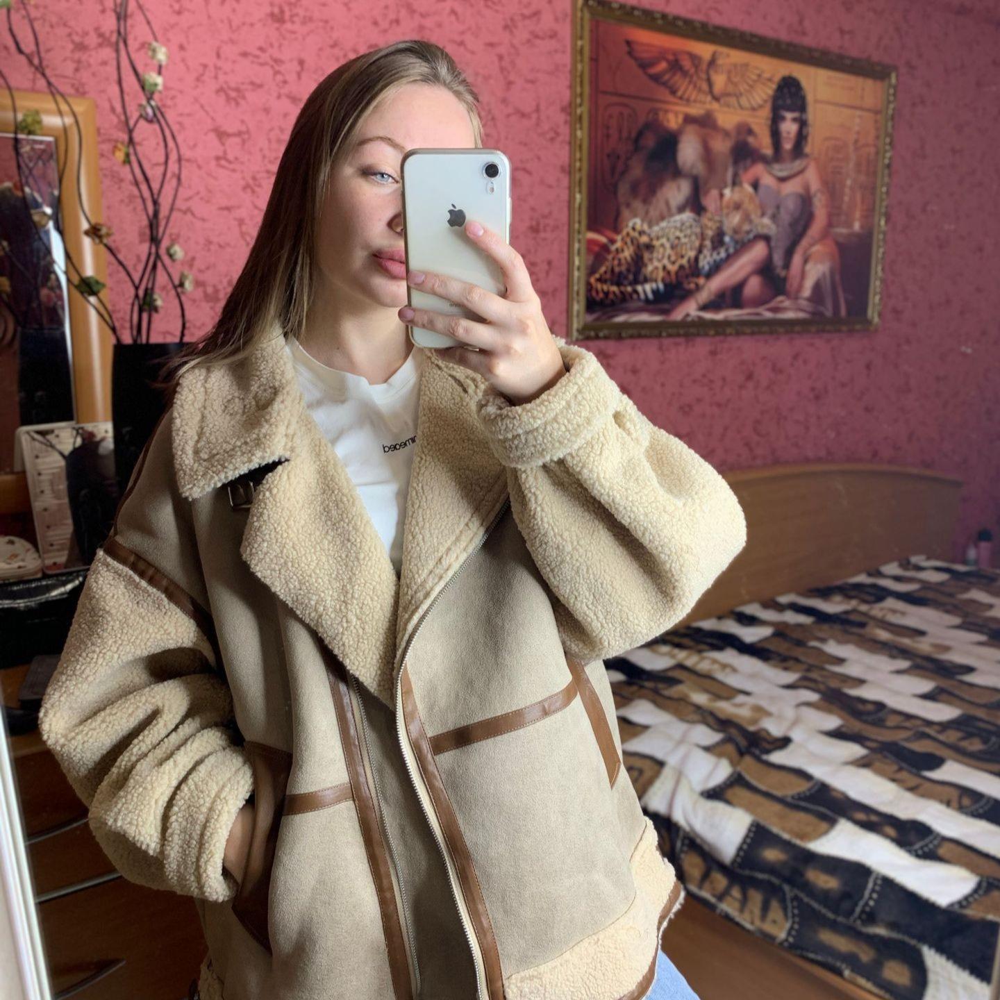Splicing fur one-piece jacket for early women's autumn fur图片