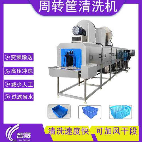 洗框机筐子连续清洗机高压水喷淋周转筐清洗机糖果筐子洗箱机