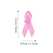 Pink Awareness Ribbon Cancer Pin Breast 100Pcs