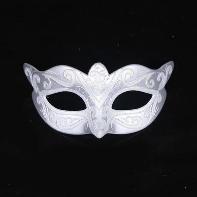 厂家直供新款欧美彩绘半脸面具节日聚会派对舞会面具儿童产地货源