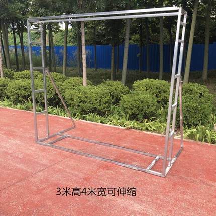 WBZ7新款婚庆婚礼广告迎宾合影区户外舞台道具喷绘布伸缩桁架背景