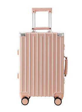 正品Ztkang铝roo行李婚箱礼红色推车箱框静音行万能轮李箱嫁妆行