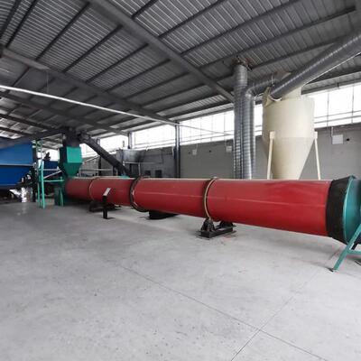 订制污泥白泥烘干设备 菌渣药渣滚筒烘干厂家 现货猪粪鸡粪烘干机