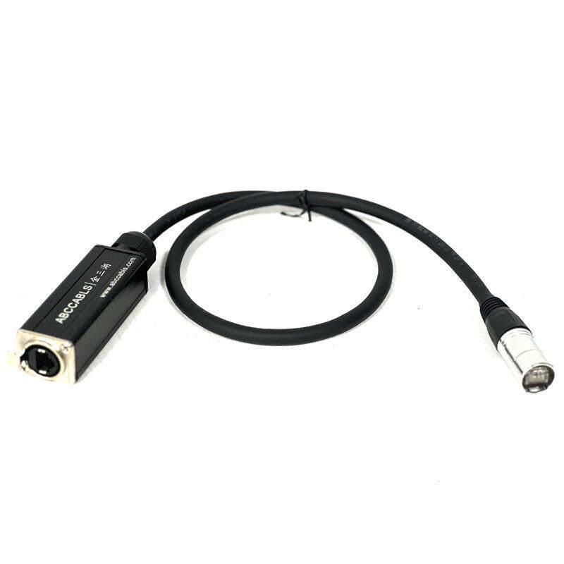 网线转换器RJ4转RJ45以太网络转接口网18信号5延伸器RJ45线连接网