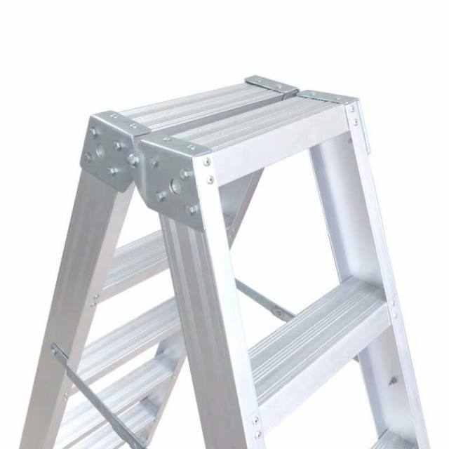 兴航发XHF-LSCP180铝合金平板双侧梯子1.8米含顶6步人字梯工程梯