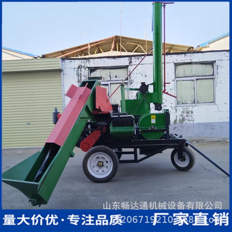 新款大型玉米料脱粒机车上全自动打玉引米机ECM子铲移动牵式打粒